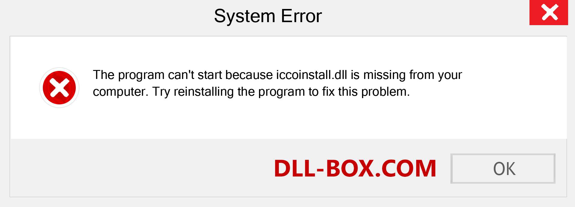  iccoinstall.dll file is missing?. Download for Windows 7, 8, 10 - Fix  iccoinstall dll Missing Error on Windows, photos, images